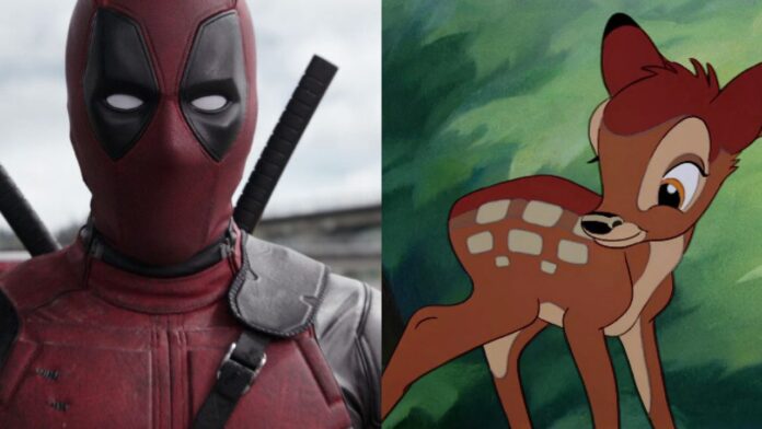 ryan reynolds, bambi, deadpool