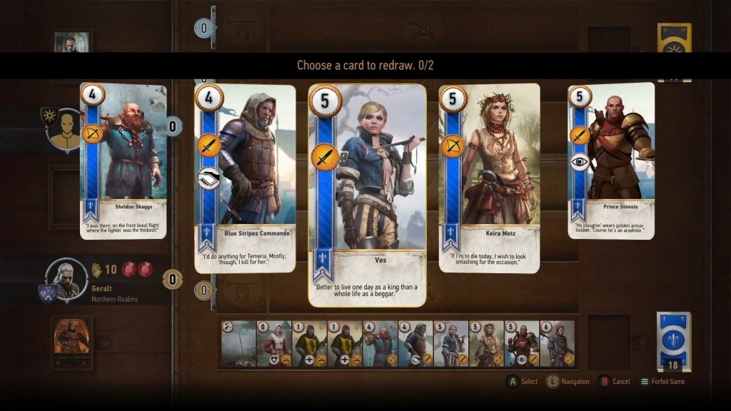 the witcher 3 gwent