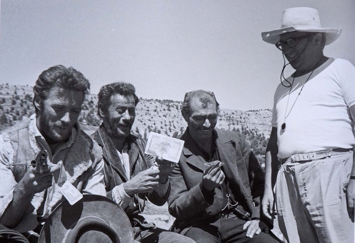 Lee Van Cleef; Sergio Leone; Clint Eastwood; Eli Wallach; Il Buono, il brutto, il cattivo