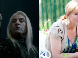 jason isaacs, j.k. rowling