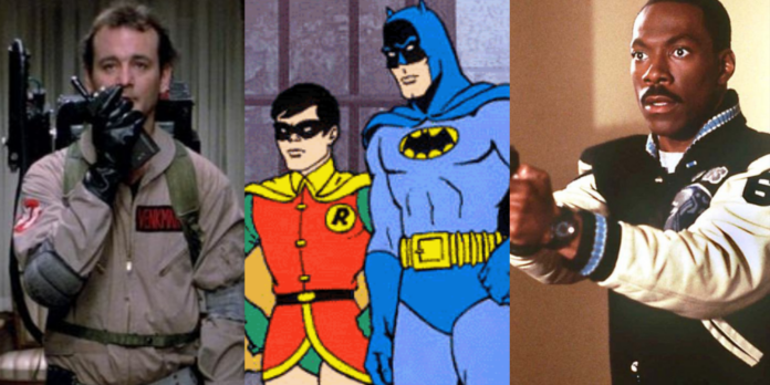 bill murray, eddie murphy, batman