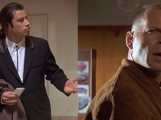 john travolta, bruce willis