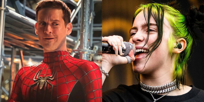 tobey maguire, billie eilish