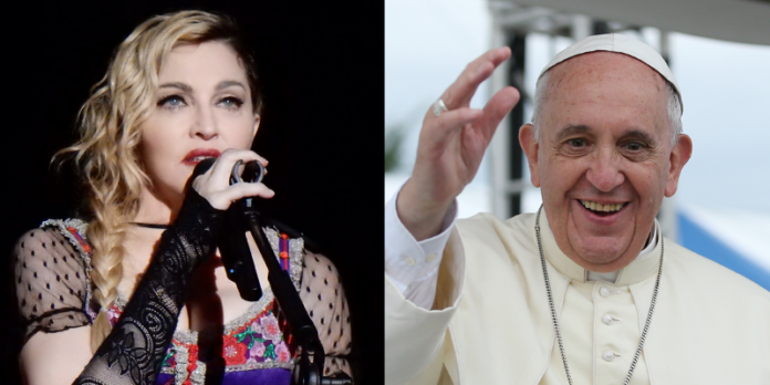 madonna, papa francesco