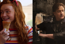 sadie sink, brendan fraser