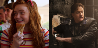 sadie sink, brendan fraser