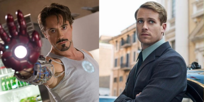 robert downey jr, armie hammer