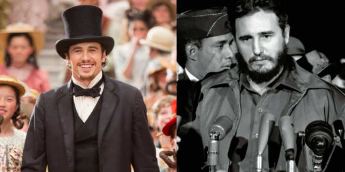 james franco, fidel castro