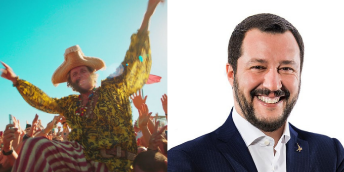 jova beach party, salvini