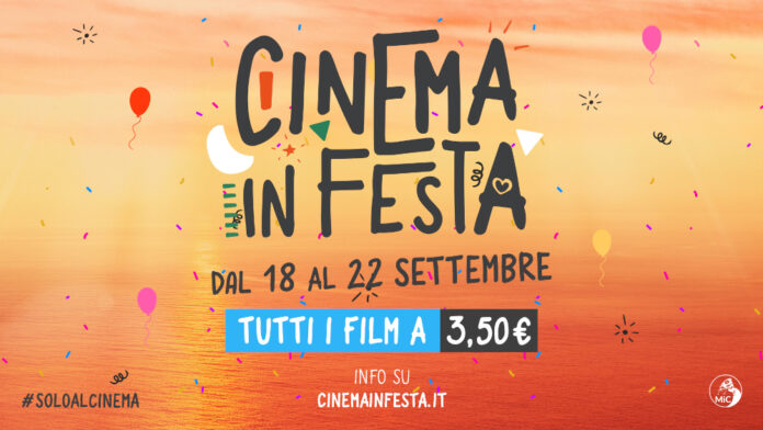 Cinema in Festa, film al 3,50 euro, film scontati, sconti cinema, sconto cinema, film gratis