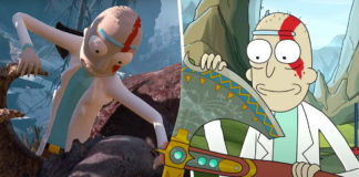 god of war, rick e morty