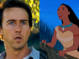 edward norton, pochaontas