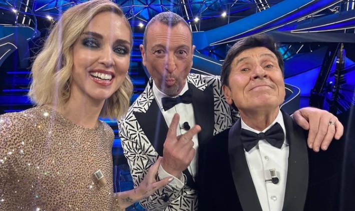 Prima foto Amadeus Sanremo 2023