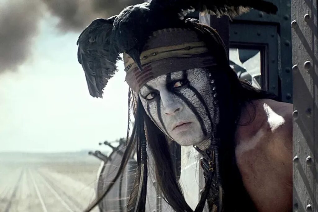 johnny depp tonto train