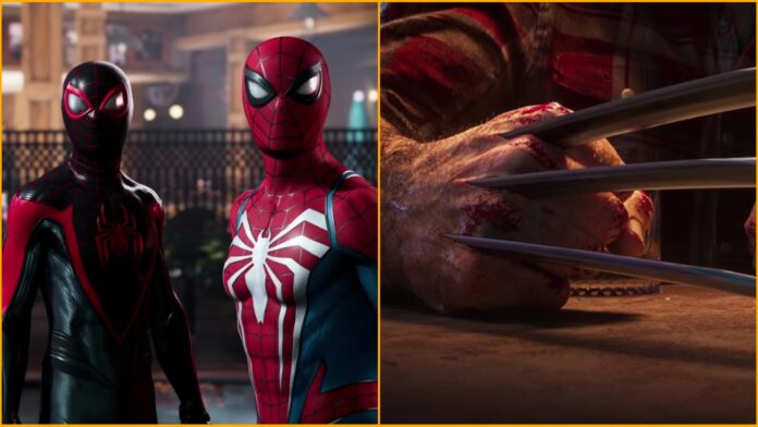 spider-man, wolverine