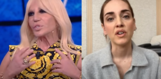 donatella versace, chiara ferragni