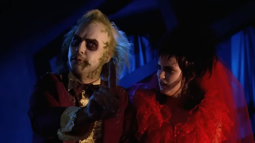 Una scena del film Beetlejuice