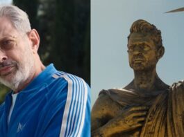 Jeff Goldblum come Zeus nella serie Kaos