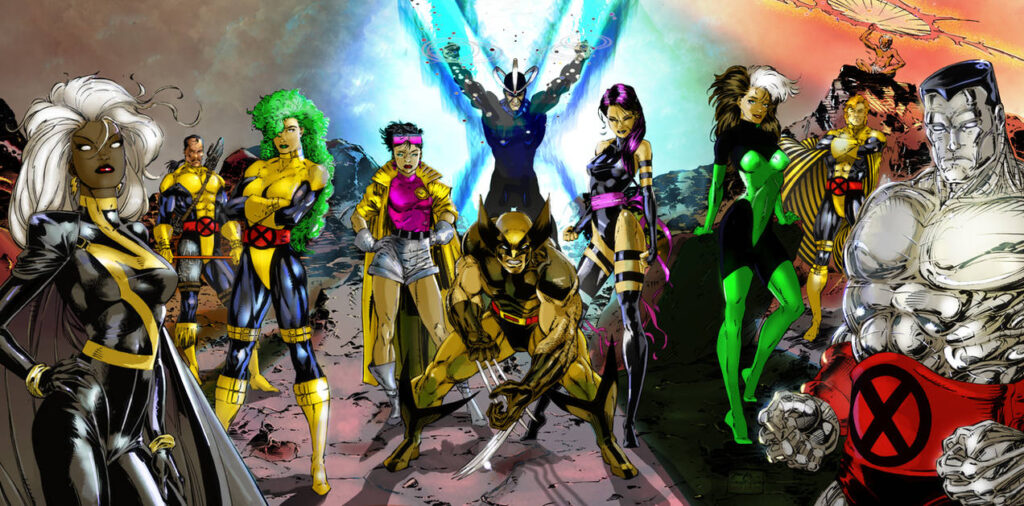 jim lee s x men by kerfufflecolor d2whada pre