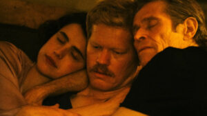 Kinds of kindness, willem defoe, margaret qualley, jesse plemmons