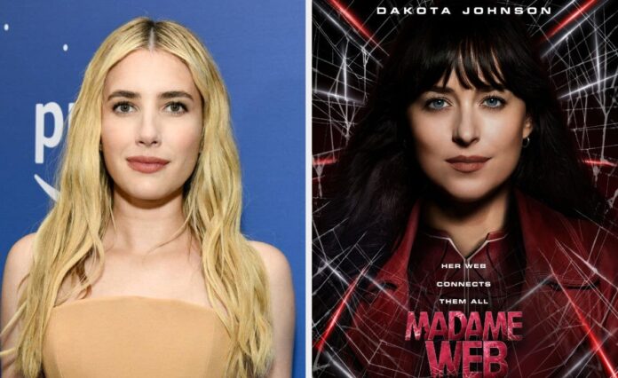 emma roberts, madame web