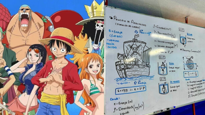 One Piece lezione fisica
