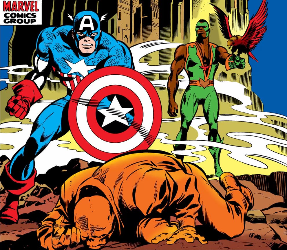 cap and falcon captain america 1968 119 art by gene colan and joe sinnott