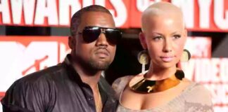 kanye west, amber rose