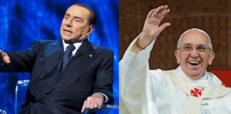 silvio berlusconi, papa francesco
