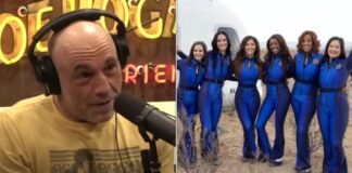 joe rogan, blue origin
