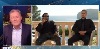 kanye west, piers morgan