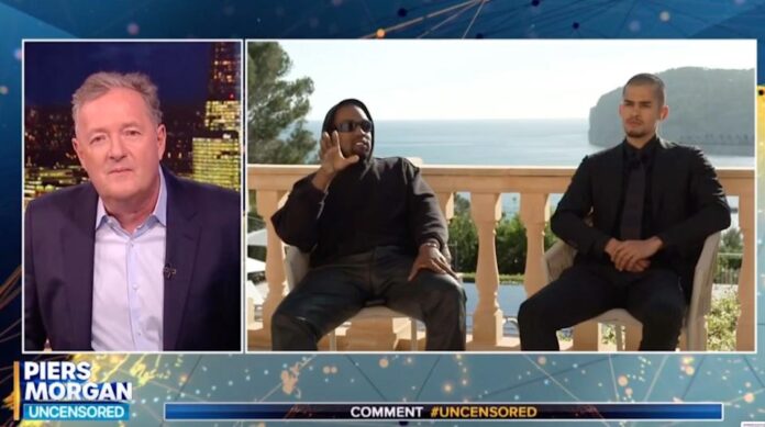 kanye west, piers morgan
