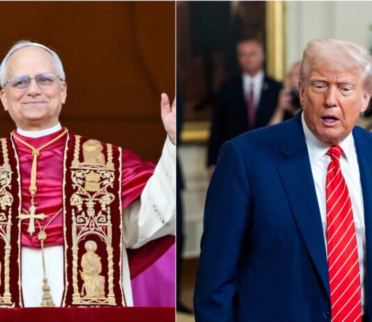 papa leone xiv. trump