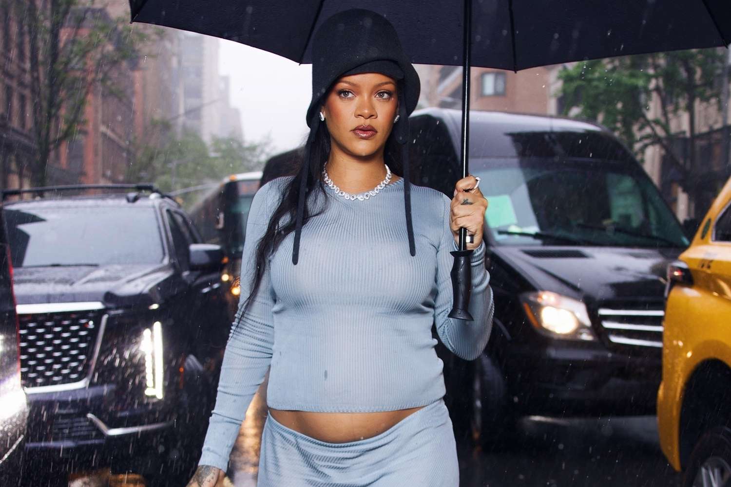 Rihanna annuncia il terzo figlio con A$AP Rocky al Met Gala
