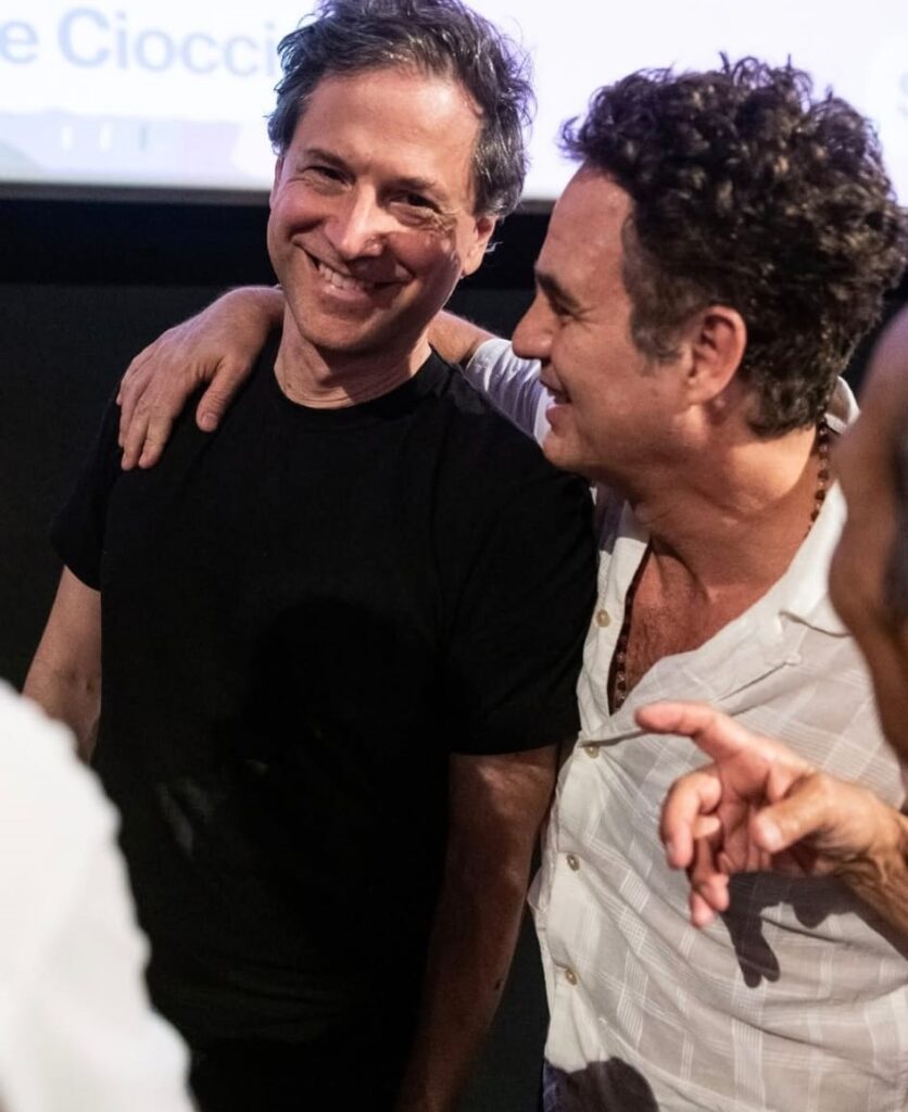 Mark Ruffalo e Bennett Miller al CinemaTroisi.Ph. Fondazione Piccolo America / Cinema Troisi