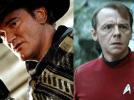 simon pegg, tarantino, stark trek