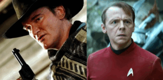 simon pegg, tarantino, stark trek