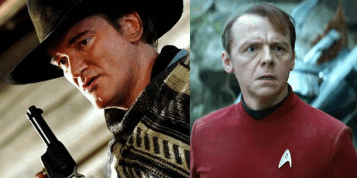 simon pegg, tarantino, stark trek
