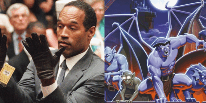 oj simpson, gargoyles