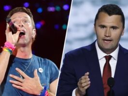 coldplay, charlie kirk