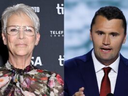jamie lee curtis, charlie kirk