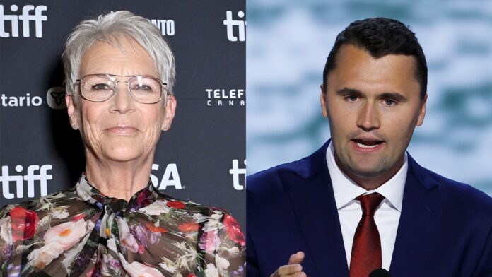 jamie lee curtis, charlie kirk