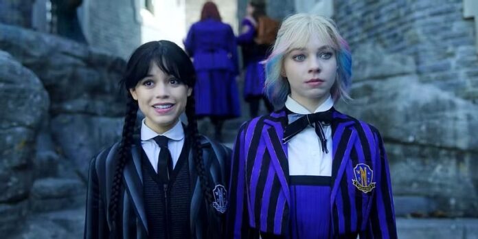 mercoledì, Jenna Ortega ed Emma Myers