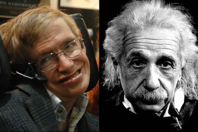 stephen hawking, albert einstein