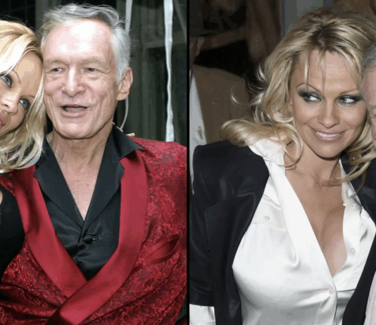 pamela anderson, hugh hefner