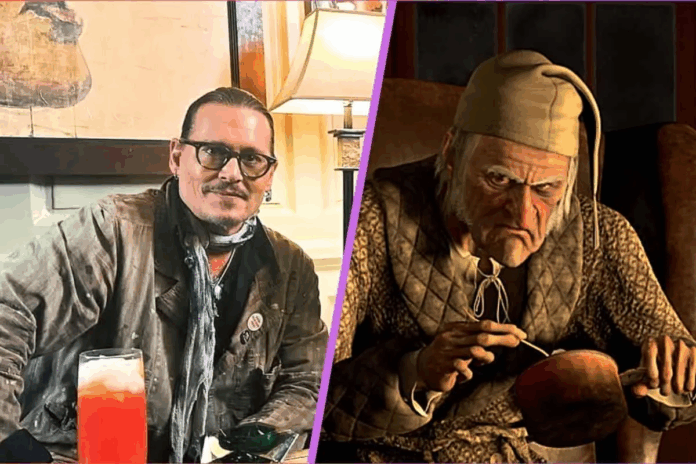johnny depp, scrooge