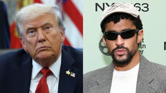 trump, bad bunny