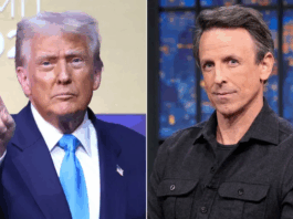 donald trump. seth mayers