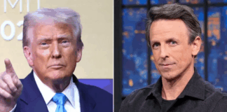 donald trump. seth mayers