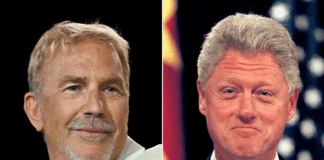 kevin costner, bill clinton